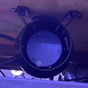 Fan under drum enclosure